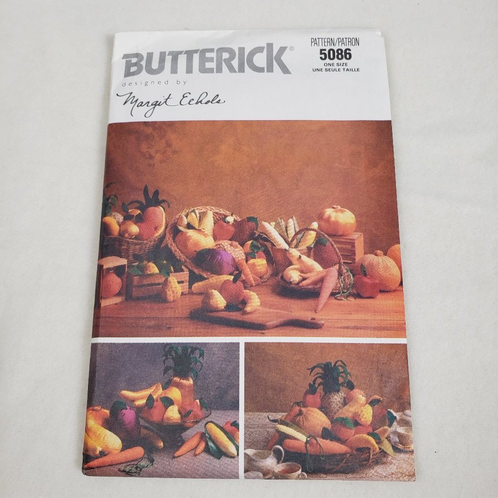 Butterick 5086- Patterns Stuffed Fruit/ Vegetables